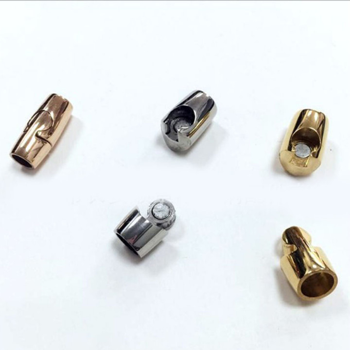 Замок 6, 8 мм для браслетов Сталь