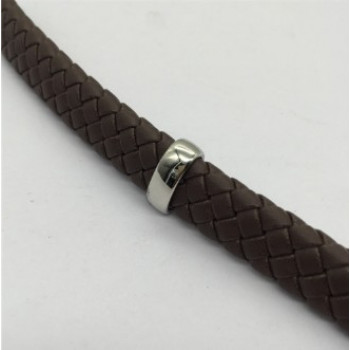 Бусина 12х6 мм Сталь