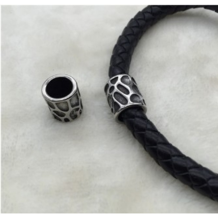 Бусина 8 мм Сталь BR-B12