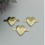 Зажим декоративный Сердечко 20 мм
