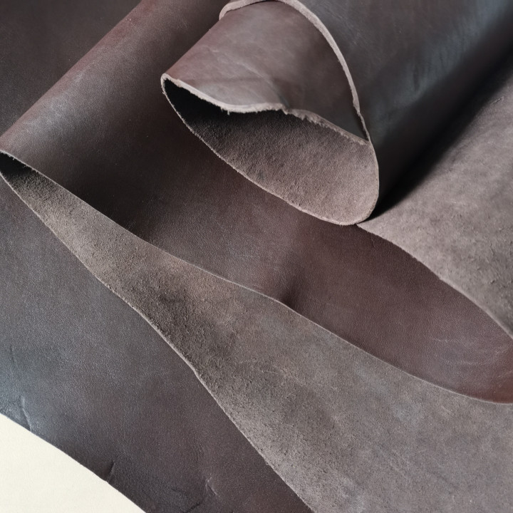 Кожа Юфть 1,8-2,2 мм комб. дубл. Горький шоколад Белоруссия