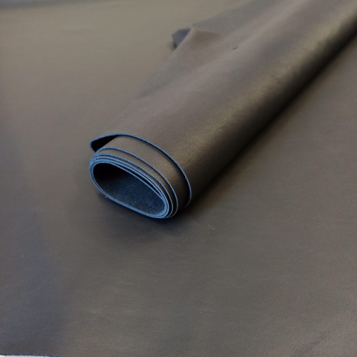 Кожа КРС 1,0 мм с покр. Черный Италия