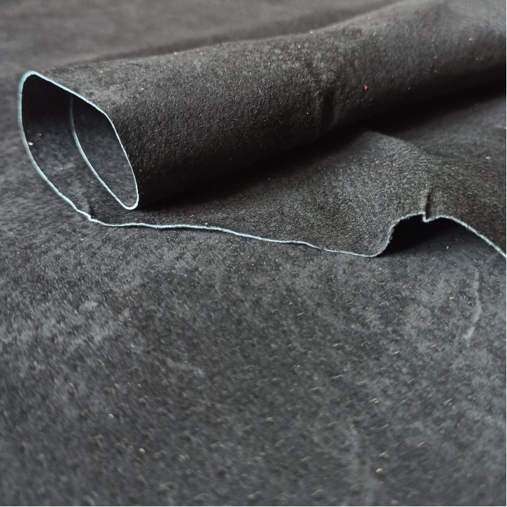 Кожа подкладочная (спилок свиной) Черный