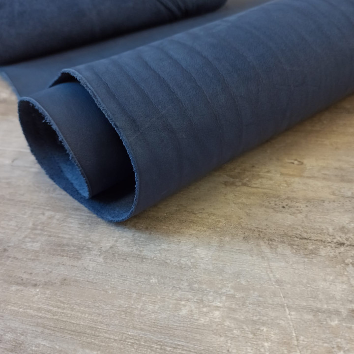 Кожа Вороток краст 1,8-2,2 мм Темно-синий