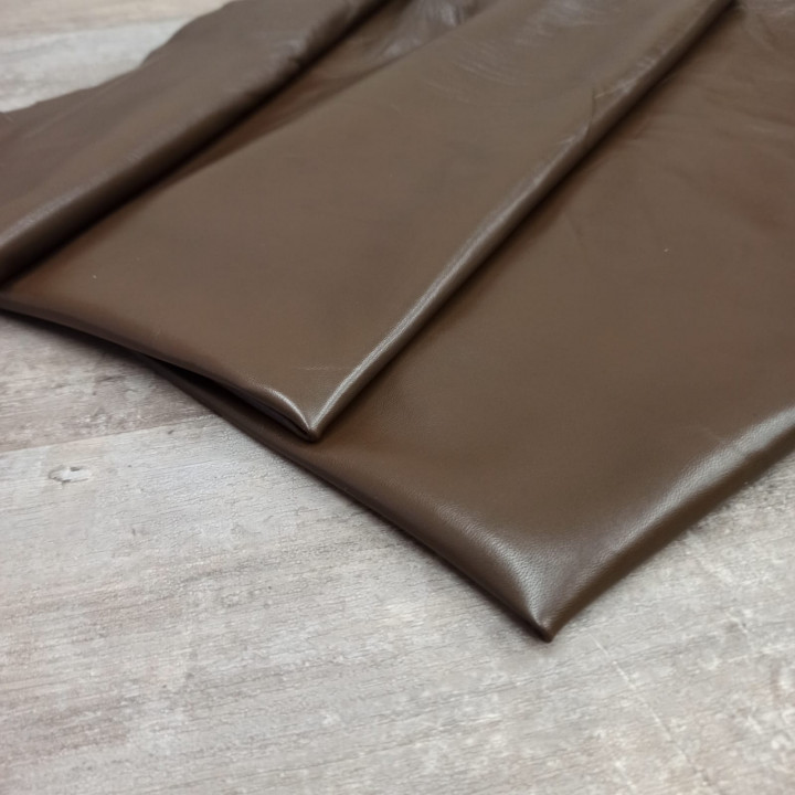 Кожа Овчина (шевро) 0,5-0,7 мм Табачный