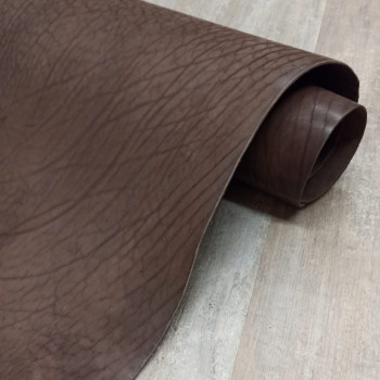 Кожа вороток 2,6-3,0 мм комб. дубл. Темно коричневый Белоруссия