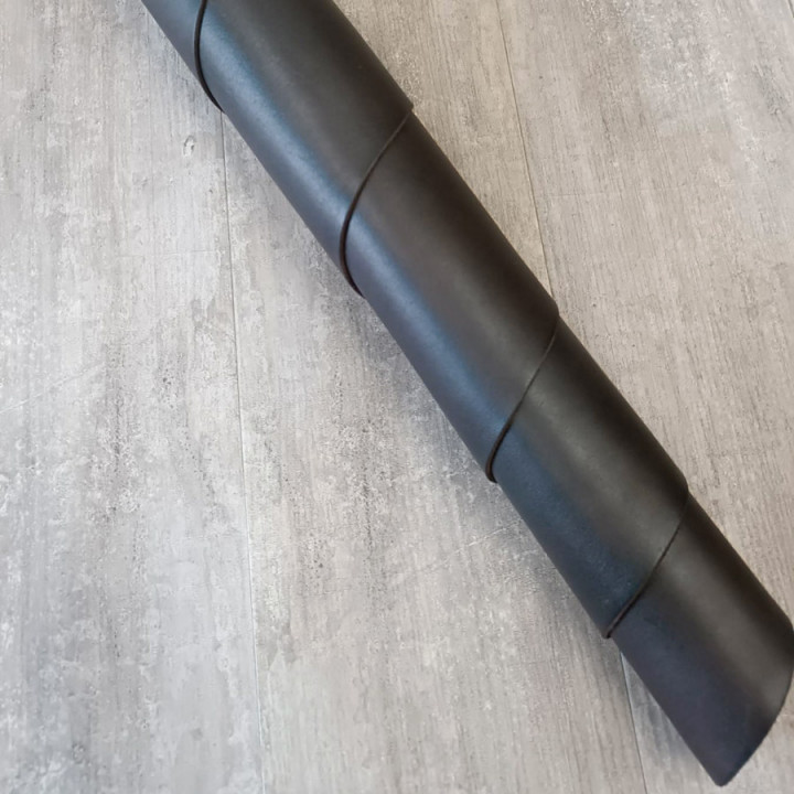 Кожа КРС 1,2-1,4 мм Фьюжен Чёрно-Коричневый