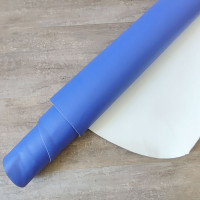 Кожа Флотер двухсторонний 1,4-1,6 мм Голубой/Белый Италия