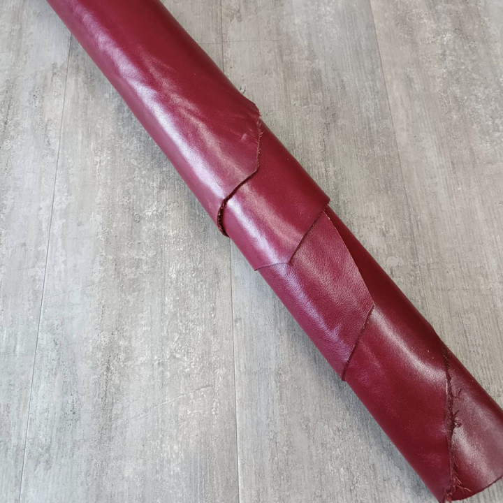 Кожа КРС 1,1-1,3 мм Бордовый Conceria Италия