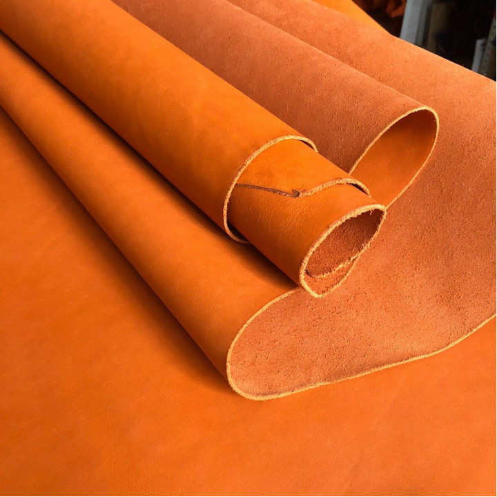 Кожа Вороток краст 2,1-2,5 мм Оранжевый