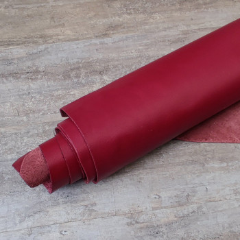 Кожа КРС 1,2-1,4 мм Бергамо Темно-красный