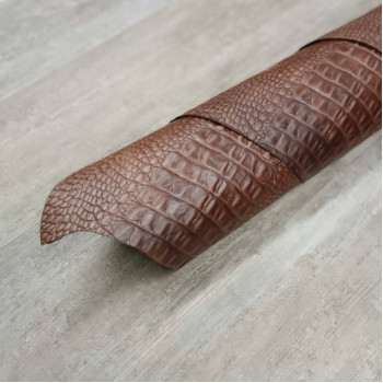 Кожа Кайман 1,2-1,4 мм Винный