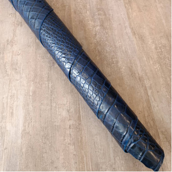 Кожа Кайман 1,0 Синий Турция