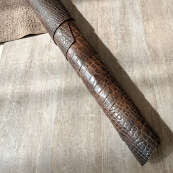 Кожа Кайман 1,0 Тёмно Коричневый Турция