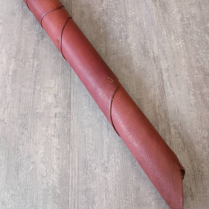 Кожа Пола 1,0 мм растит. дубл. Терракотовый Azzurro  Италия