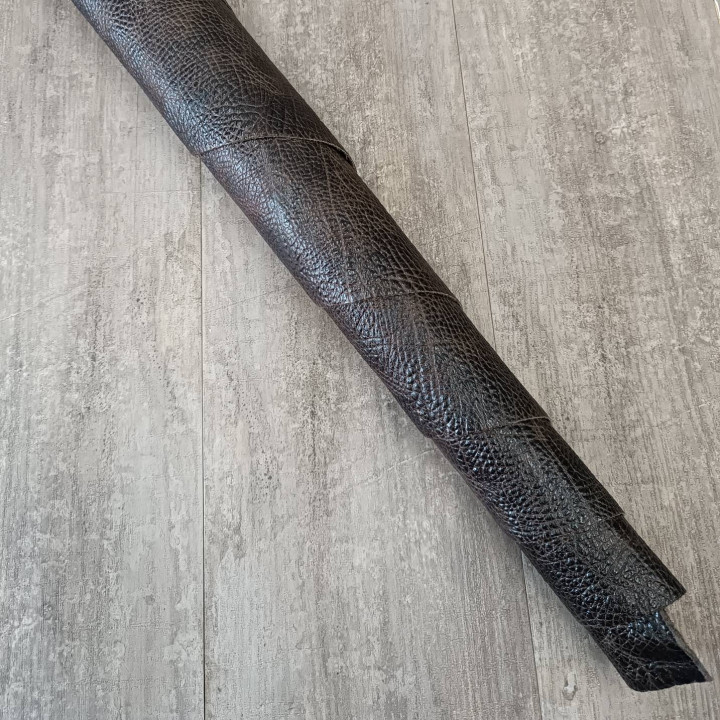 Кожа КРС 1,0 мм Слон Тёмно Коричневый Турция