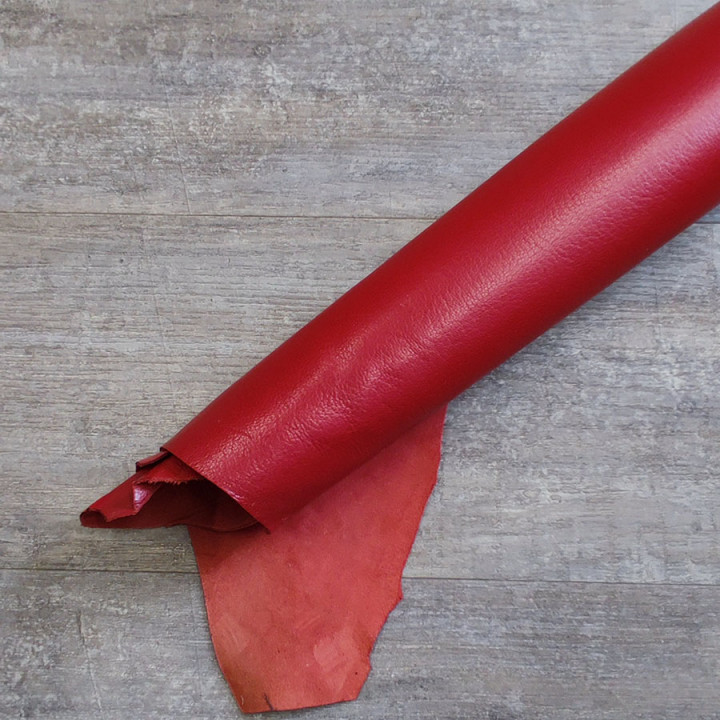 Кожа козы (шевро) 1,2 мм Красный Италия