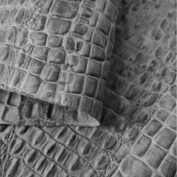 Кожа Кайман 0,7 мм Серый Турция