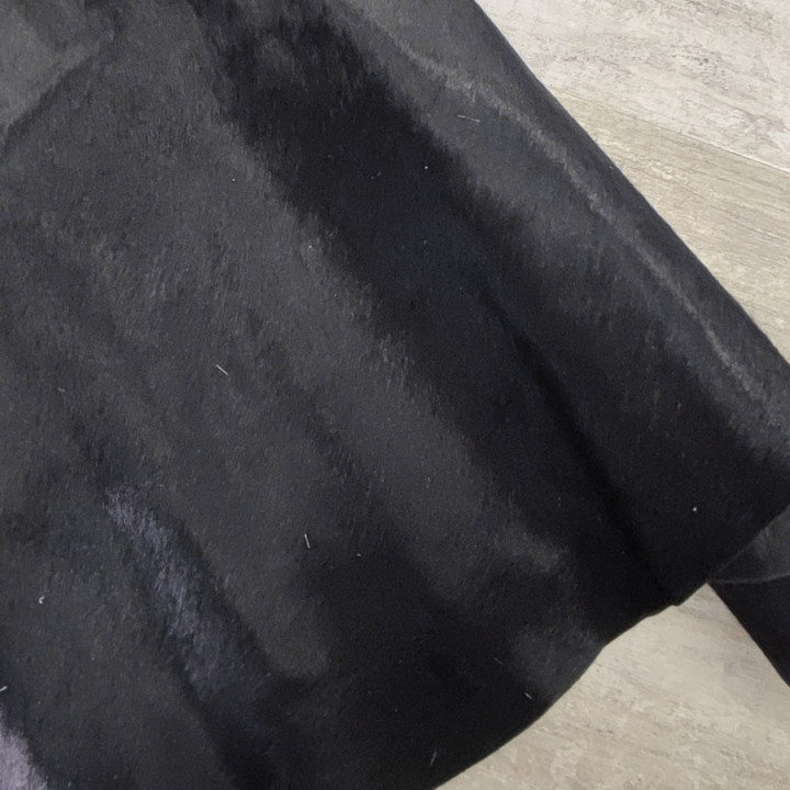 Кожа с ворсом КРС 1,2-1,4 мм Корова черная