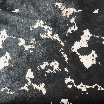 Кожа с ворсом КРС 1,2-1,4 мм Корова черно-белая