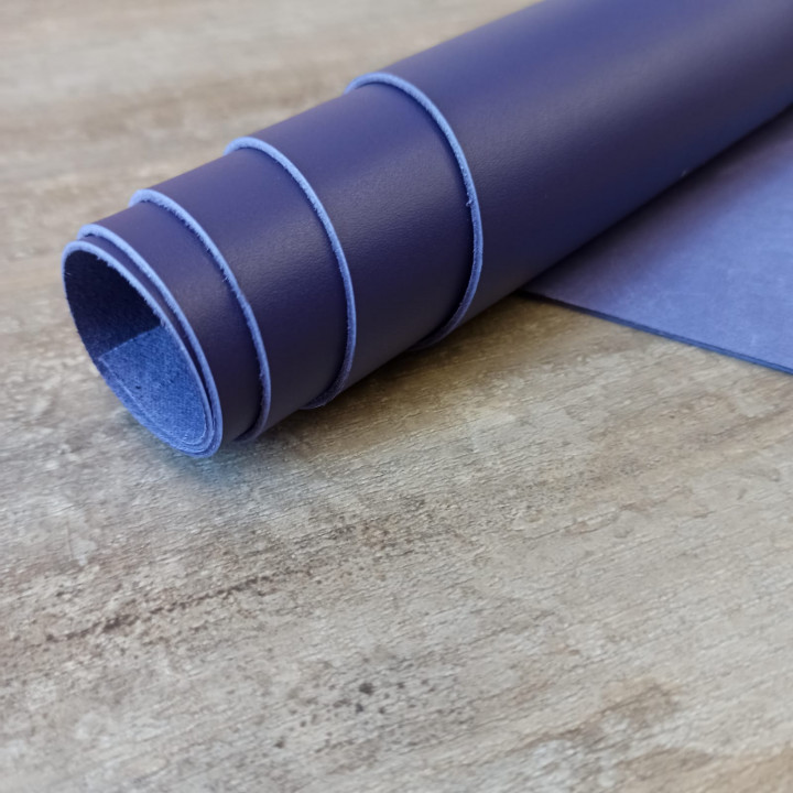 Кожа теленка 1,2 мм фиолетовый Италия