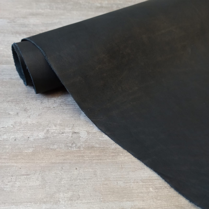 Кожа Краст 0,9 мм Черный