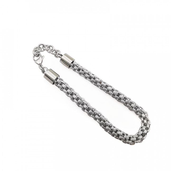 Цепь галантерейная с карабином 24 см Сталь 