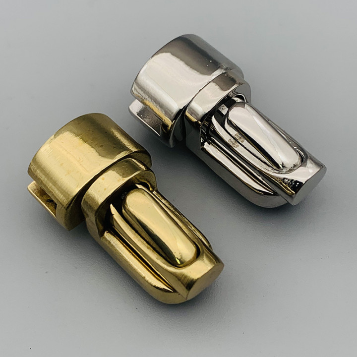 Застежка для сумки мини Латунь