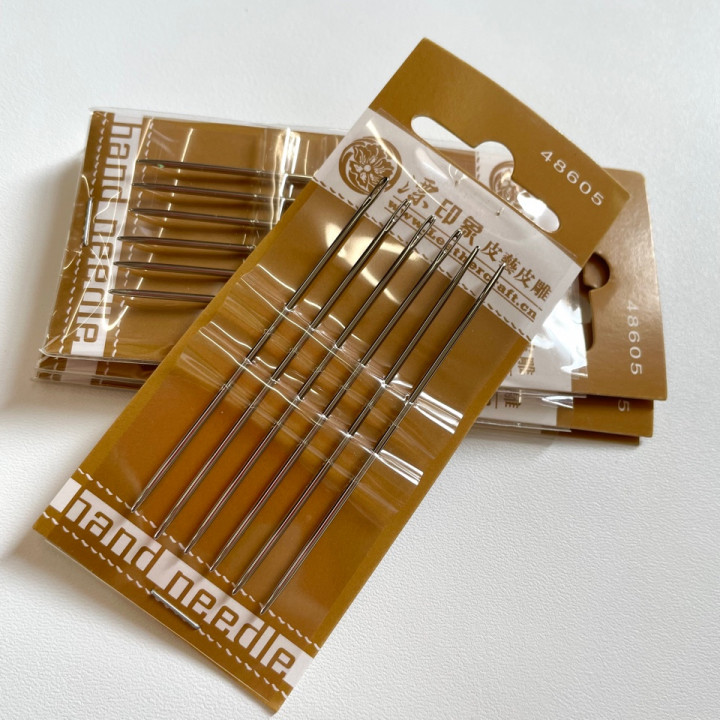 Иглы для седельного шва Набор 6 шт 