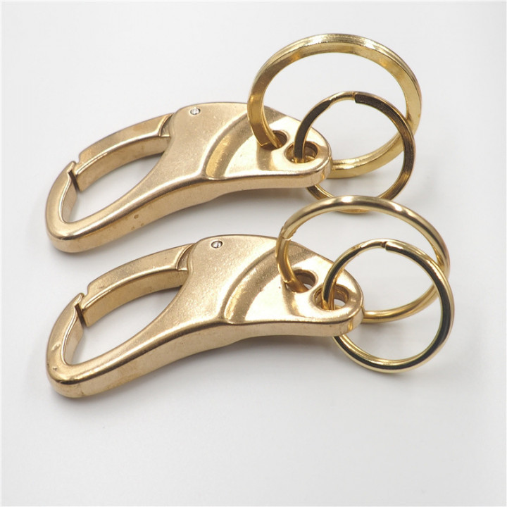 Карабин с кольцами 20 и 25 мм Латунь 