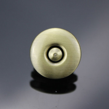 Застежка магнитная зажимная 17 мм бронза