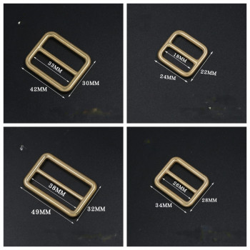 Регулятор для ремня Латунь 18-38 мм, арт. 3635