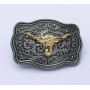 Уценка! Пряжка для ремня декоративная Золотой Бык
