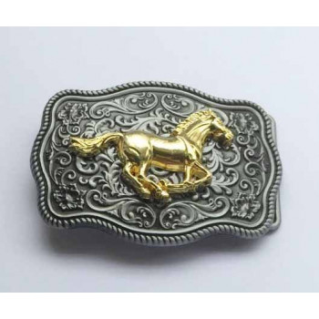 Пряжка для ремня декоративная Золотой Конь