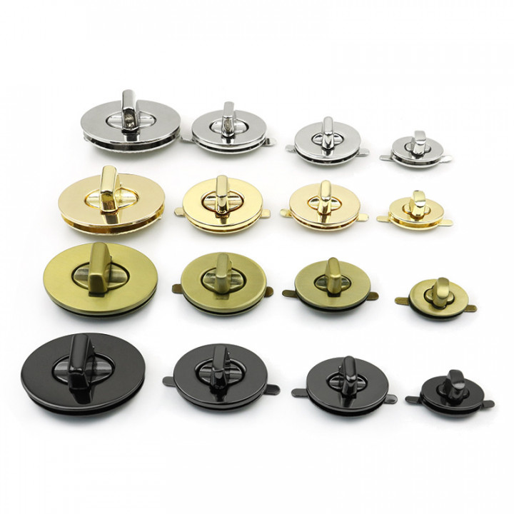 Застежка для сумки овальная плоская 17-35 мм арт.253 