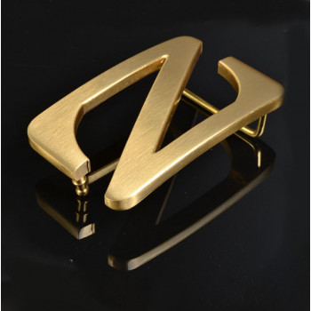 Пряжка для ремня с шипом 38 мм латунная Z 4019 