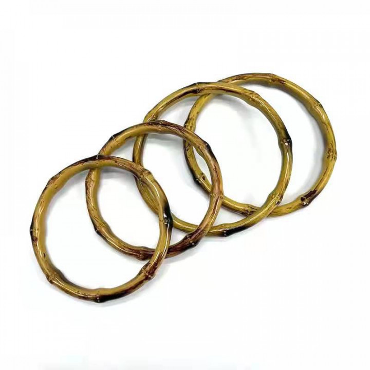 Ручки для сумки бамбук пластик, пара