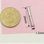 Застежка 1,5-6 мм для браслета поворотная 