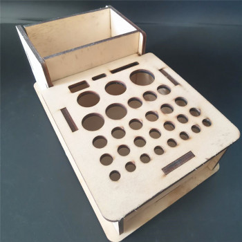 Органайзер для кожевенных инструментов малый, дерево