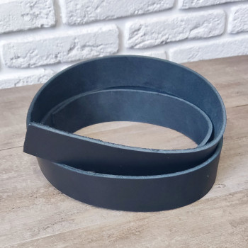 Заготовка для ремня комб. дубл. 39 мм толщ. 3,8 мм Темно-синий