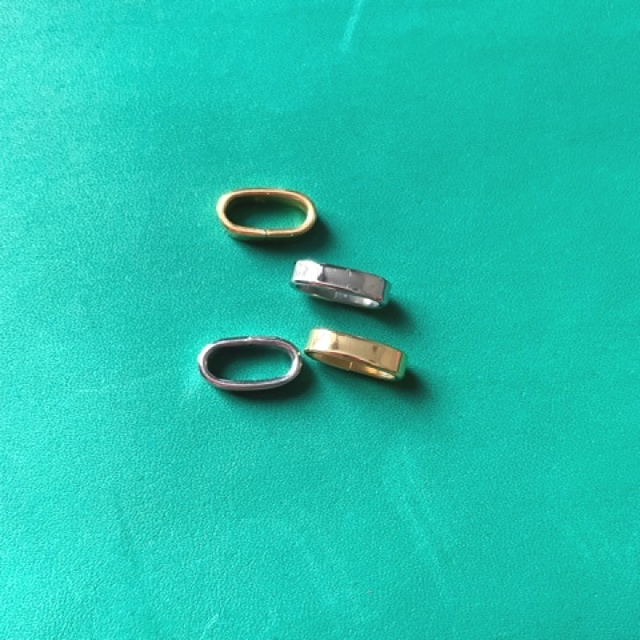 Бусина для браслетов 10х4 мм Сталь B59