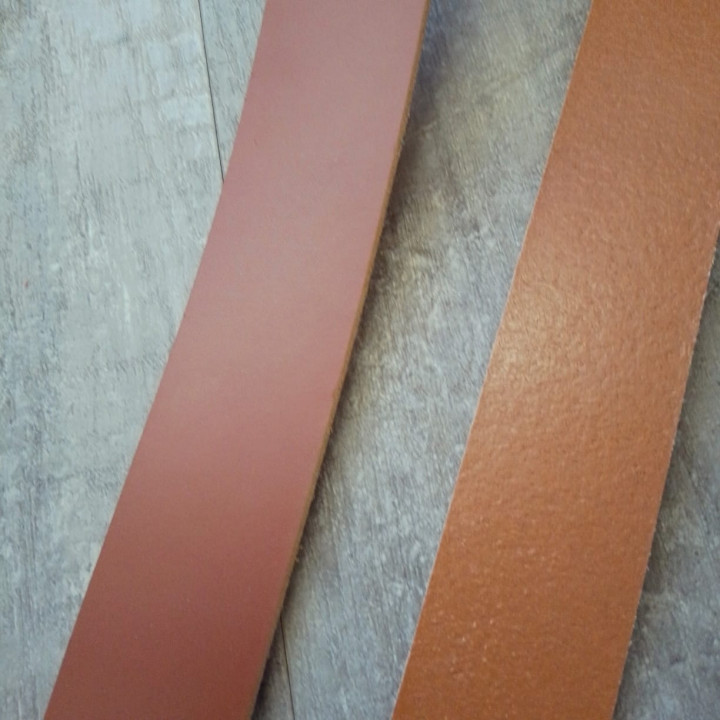 Заготовка для ремня раст. дубл. 39 мм толщ. 2,9 мм Коричневый Италия